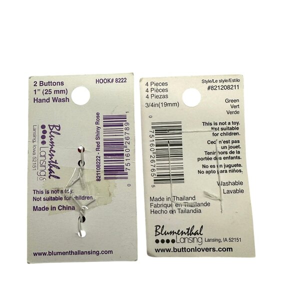 Craft Buttons - Lot of 5 Packages - Picture 3 of 9